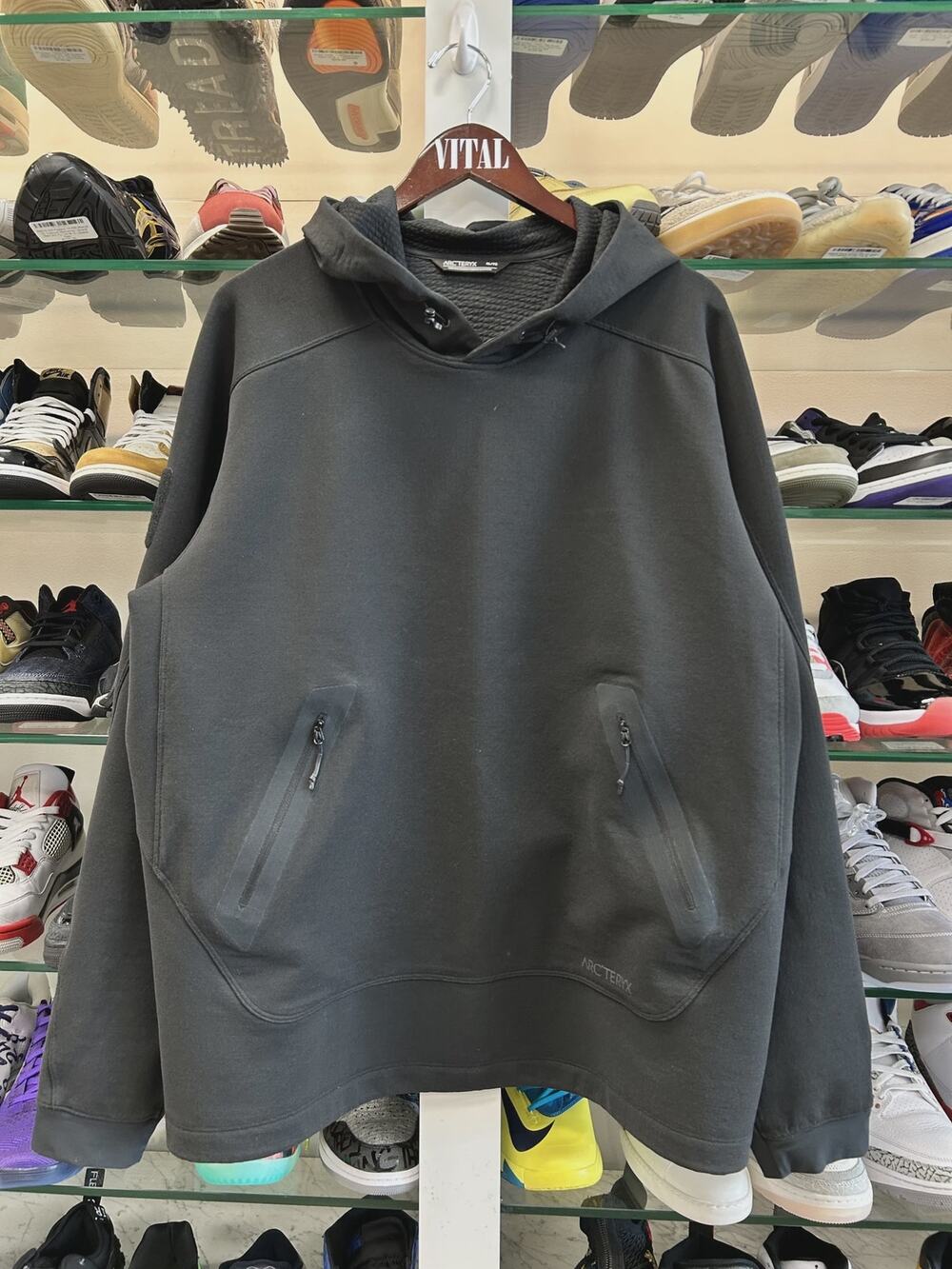 Arc'teryx Leston black hoodie Sweater sz XL SF